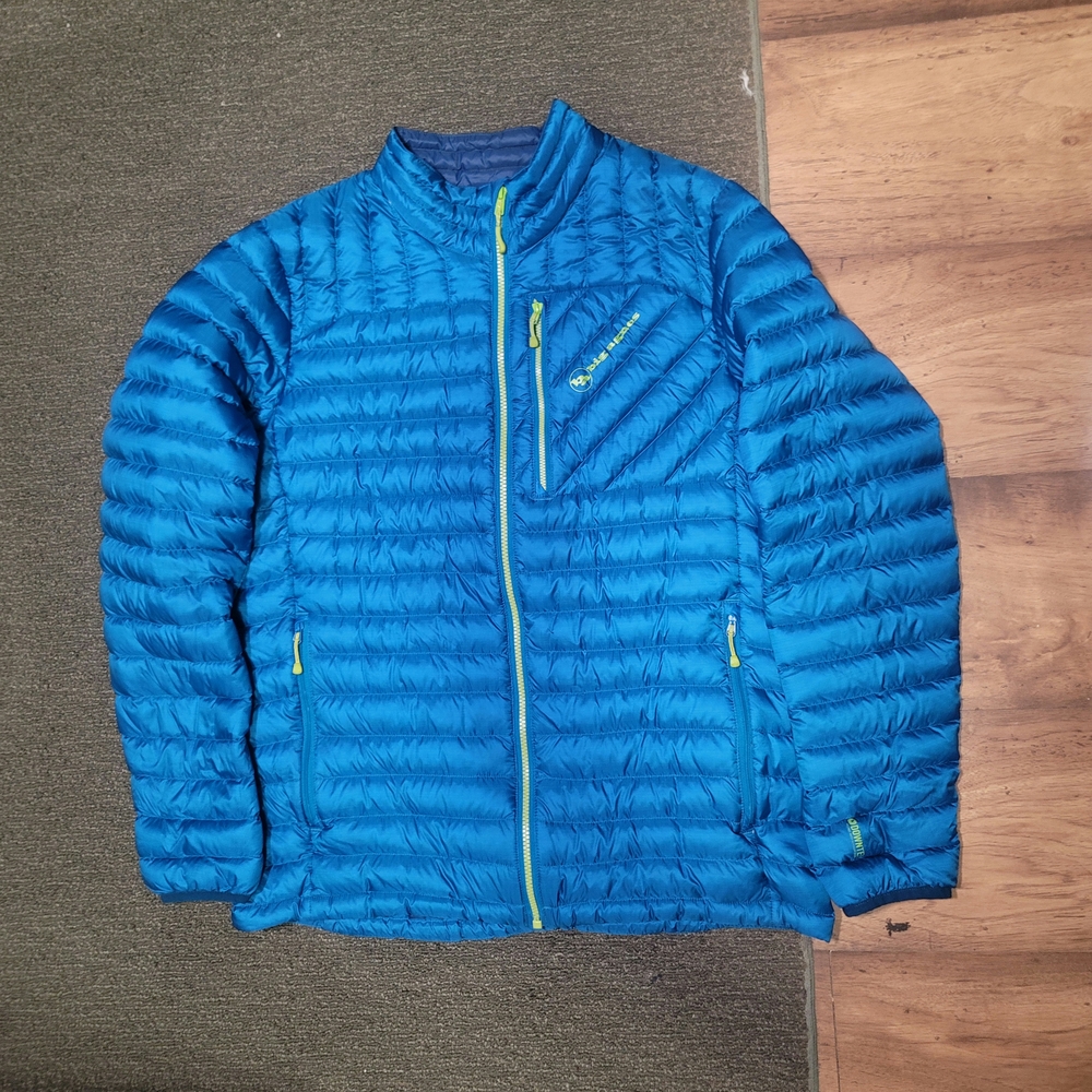 Big Agnes Men's Chilton Down Water Repellant Puffer Jacket Blue Men's Large
